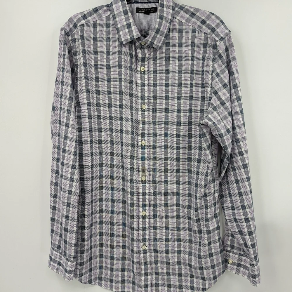 Men's BANANA REPUBLIC Non-Iron Tailored Button Down Shirt